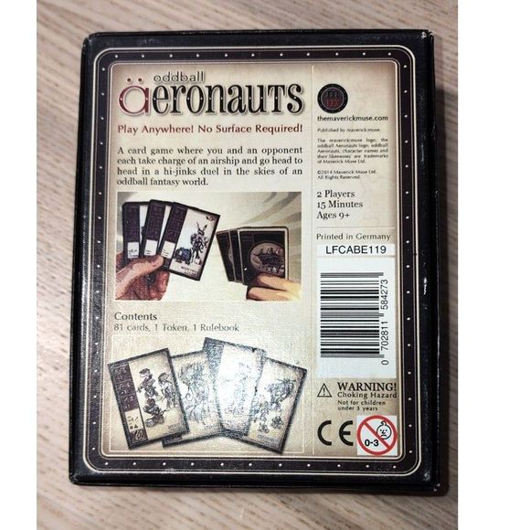 Oddball Aeronauts Card Game in Box - Picture 2 of 4